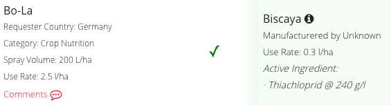 Example Legacy result 2